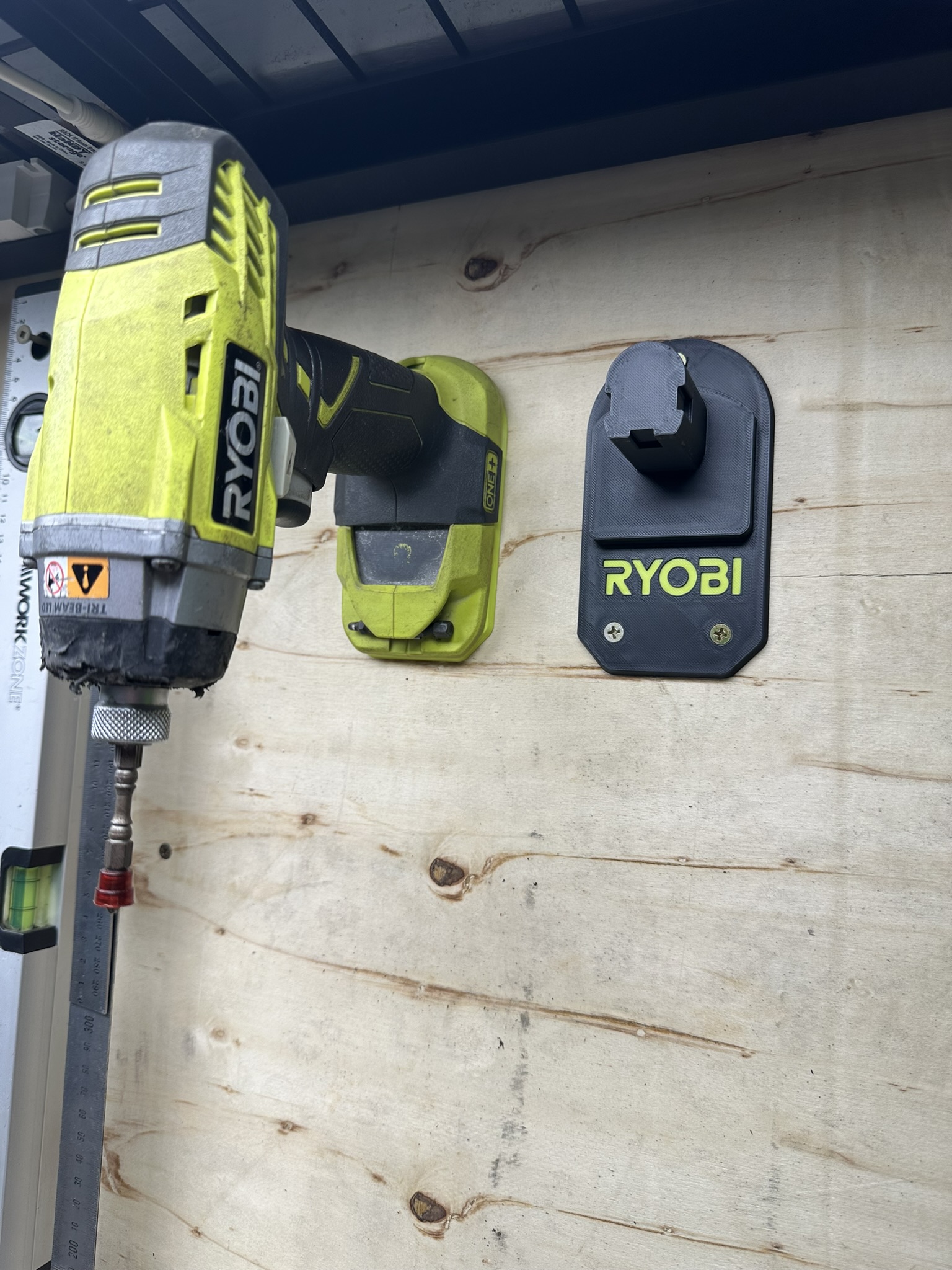 Ryobi One+ 18 Volt - Wall Mount Tool Holder - Image 2